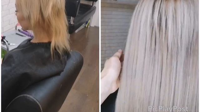 Наращивание с коротких волос - ПРИМЕР РАБОТЫ В БЛОНДЕ! смотреть онлайн