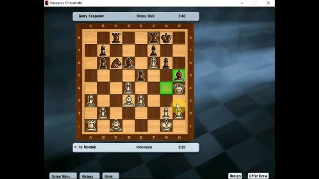 How to beat chess engine | Beat Kasparov Chessmate Highest Level | Mengalahkan Kaparov Chessmate смотреть онлайн