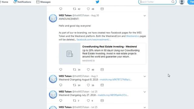 WES Token соц сети смотреть онлайн