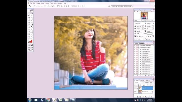 Background Color Change In Photoshop CS 8.0