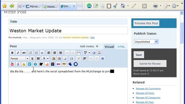 Upload Spreadsheet to Docs and Embed in Wordpress Webpage.avi смотреть онлайн