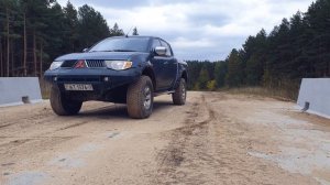 Лифт подвески Mitsubishi L200/ Lift suspension Mitsubishi L200 Triton