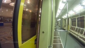 Перегон Смоленская - Киевская и станция метро Киевкая (Филёвская линия) // 2017