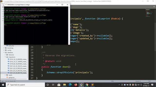 #PHP Laravel | Principal View | Part- 25 Website Development | Full Course | Bangla Tutorial смотреть онлайн