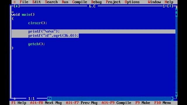 SQRT FUNCTIION IO STATEMENTS смотреть онлайн