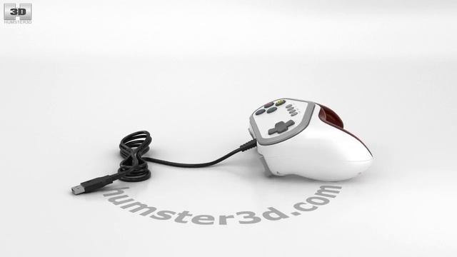 Hori Pokken Tournament Pro Pad Controller 3D model by Hum3D.com смотреть онлайн