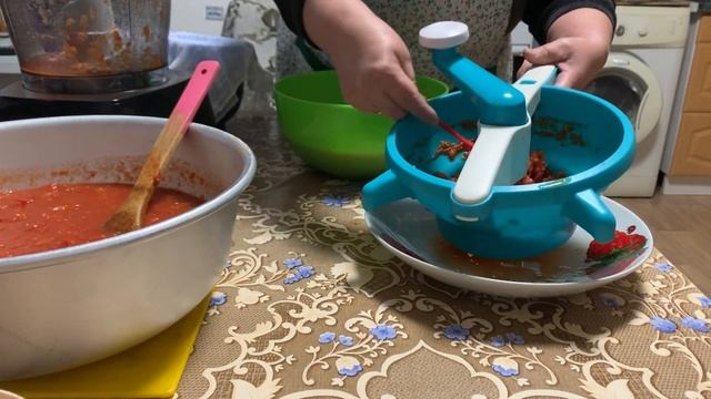 Томатная паста в домашних условиях. Процесс приготовления. смотреть онлайн