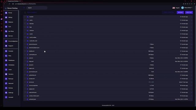 Create a backup - Nexus Hosting смотреть онлайн