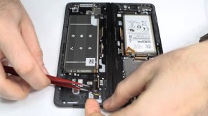 Samsung Z Fold3 ремонт полный разбор снять дисплей, аккумулятор