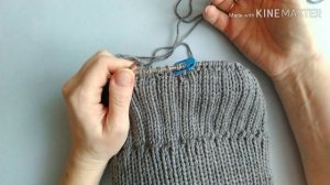 Мужская шапка спицами. Мастер-класс шапка мужская для начинающих.