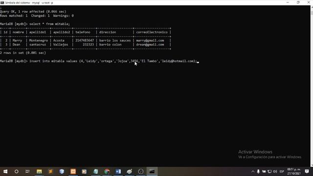 Base de Datos-Mysql-CMD смотреть онлайн