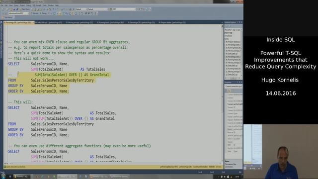Inside SQL Powerful T SQL Improvements that Reduce Query Complexity смотреть онлайн