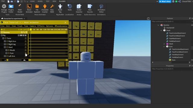 How to animate decals in Moon Animator (part 1 ig) | Roblox Studio | ChocoYT500 смотреть онлайн