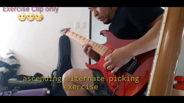 Ascending Alternate Picking - ( Exercise Clip) IBANEZ RG770dx JAPAN смотреть онлайн