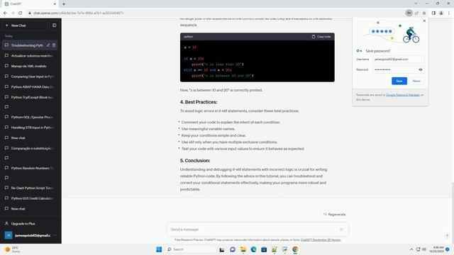 Python If elif statement firing wrong logic смотреть онлайн