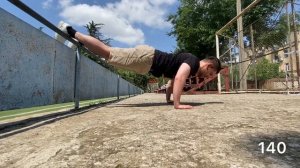 Отжимания на верх груди. Моя объёмная тренировка.