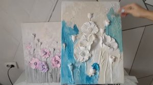 Скульптурная картина своими руками. Картина маки. Объемная, скульптурная живопись.