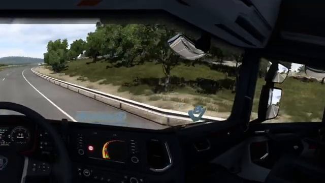 Euro Truck Simulator 2 - Поездка с двумя мониторами. смотреть онлайн