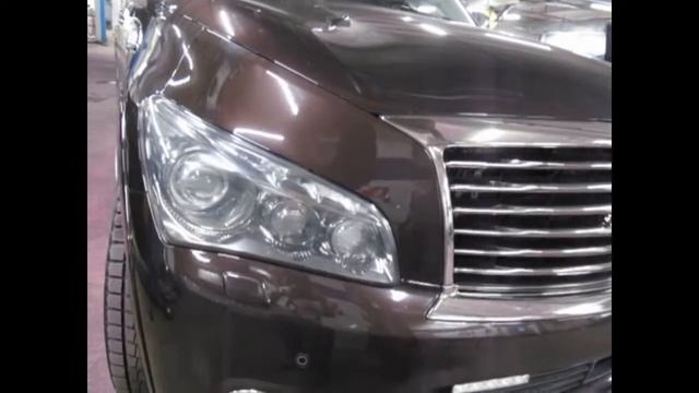 Установка фартуков колес (брызговиков) на Infiniti QX80 (QX56) смотреть онлайн