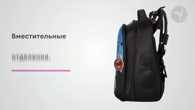 Ранец для мальчика Hummingbird T101 Snowbording Winter Sport смотреть онлайн