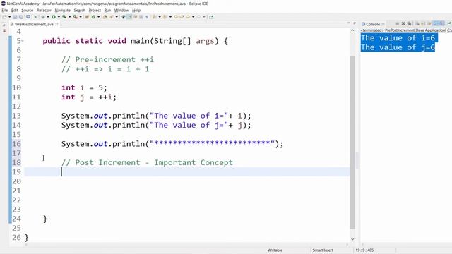 Java Operators | Post and Pre Increment in Java (Unary Operators) смотреть онлайн