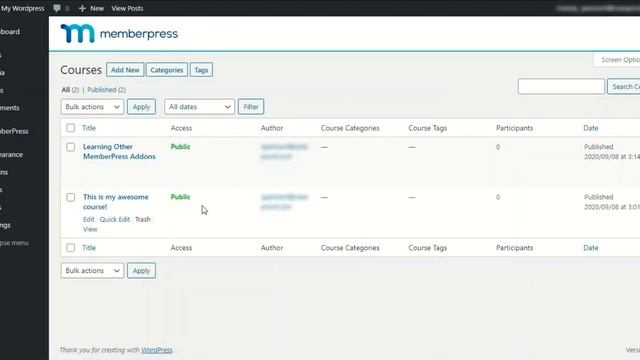 Getting Started With MemberPress Courses