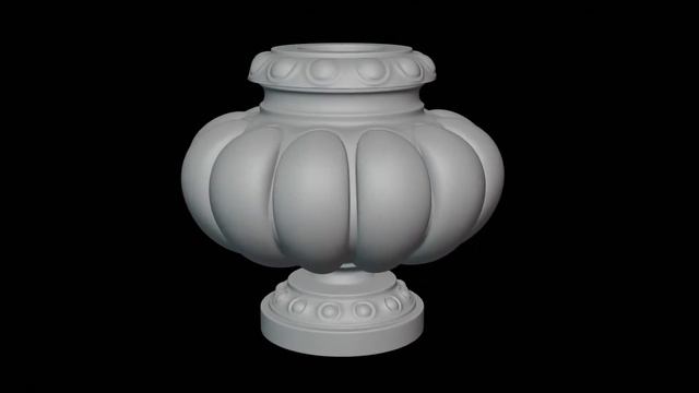 Decorative vase - 3d model for CNC - DecorativeVase005 смотреть онлайн