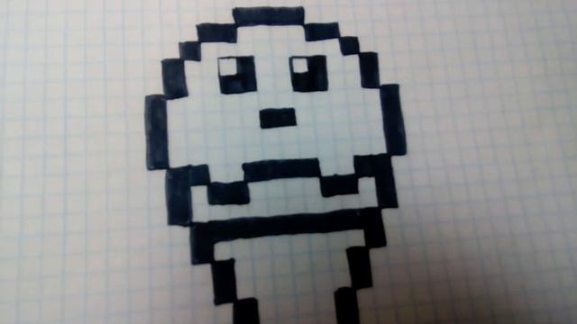 Рисование по клеточкам рисуем мороженку смотреть онлайн