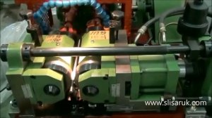 Резьбонакатной станок на круглых роликах, накатка резьбы М10