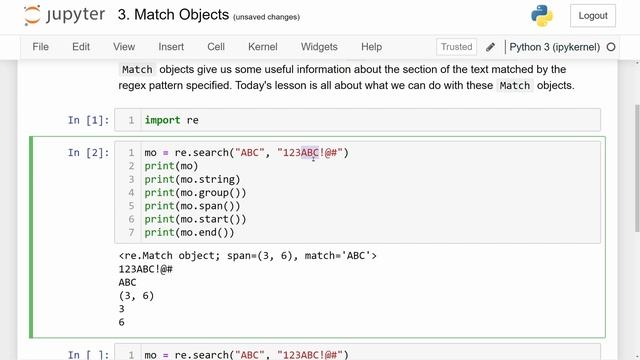 Python Regular Expressions Tutorial #3: Match Objects смотреть онлайн
