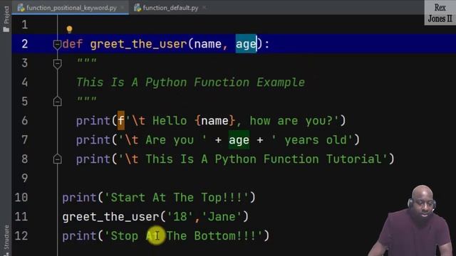 ✔ Python: How To Use Positional Arguments and Keyword Arguments | (Video 242) смотреть онлайн