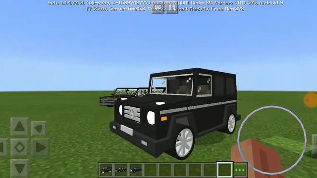 Майнкрафт пе , мод на Мерседес бенс г-клас (гелик) .