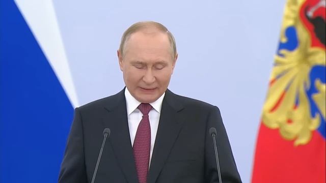 Концептуальная речь Путина от 30 сентября 2022 года о принятии новых территорий в состав России. смотреть онлайн