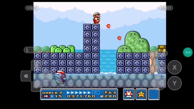 Super Mario All-Stars - Super Mario Bros.3(SNES) android emulador Gameplay смотреть онлайн