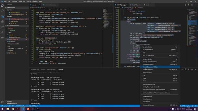 Python Flask CRUD Category Table PostgreSQL Database смотреть онлайн