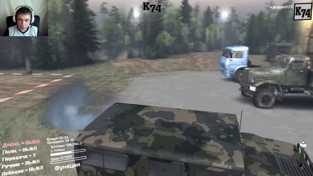 SpinTires обзор мода ( Hummer H1 v1.0 ) смотреть онлайн