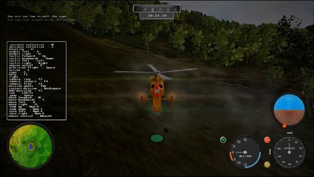 Крушение. Первое спасение. / Helicopter Simulator 2014 смотреть онлайн