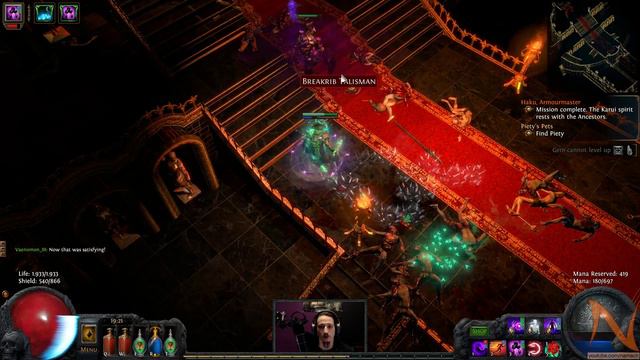 Cruel Piety - Ep #39 - Hardcore Chaos Shadow - Path of Exile: Talisman League (v2.1.1c) смотреть онлайн