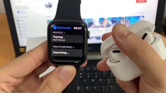 How To Pair Airpods Pro with Apple Watch (Series 6/se/5/4 or Any) смотреть онлайн