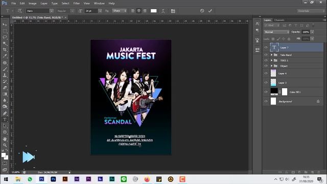 Cara Membuat Poster - Tutorial Photoshop Indonesia смотреть онлайн