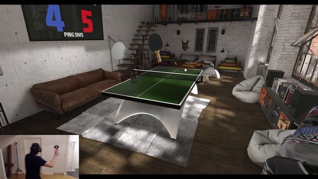 Ping Pong in VR! - Eleven Table Tennis HTC Vive смотреть онлайн