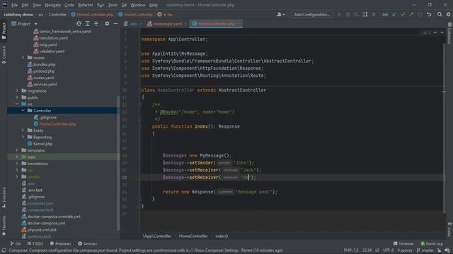 Discover RabbitMQ with Symfony 5 Project [AR] смотреть онлайн