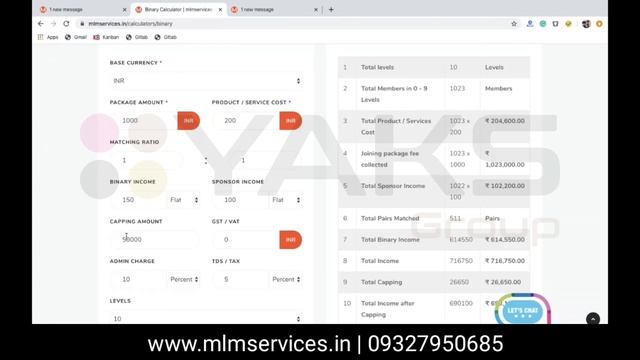 Details of MLM Binary Calculator! | YAKS Group смотреть онлайн