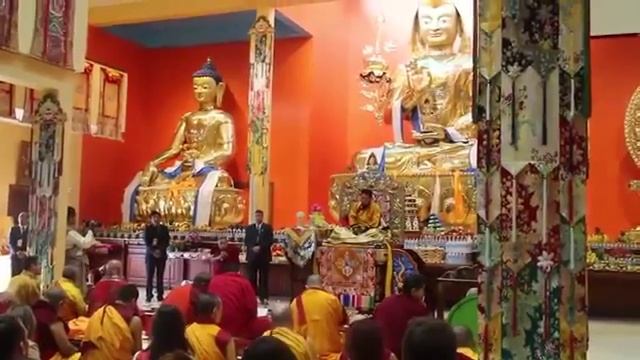 Long Life Puja For Kyabje Trijang Rinpoche and Dorje Shugden Oracle in Trance at Gaden Khachoe Shin смотреть онлайн