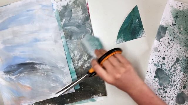 How I collage | Collaging a whole piece from start to finish! смотреть онлайн