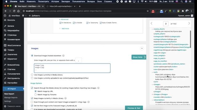 Импорт товаров по ссылке XML или CSV в WooCommerce | WP All Import смотреть онлайн