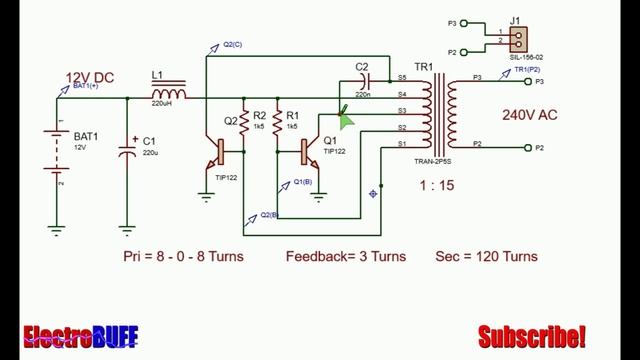 How To Make A 12V To 220V Inverter (DC To AC) | CCFL Inverter