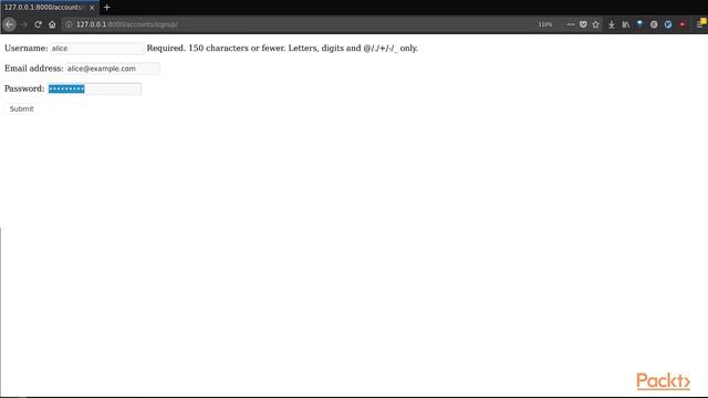 Creating Smart Web Apps with Django : User Registration | packtpub.com смотреть онлайн