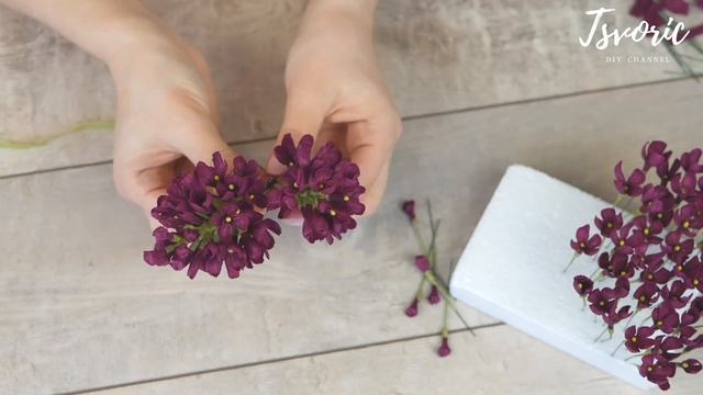 Paper lilac like REAL / Сирень из бумаги как НАСТОЯЩАЯ / DIY TSVORIC смотреть онлайн