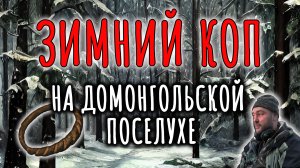 Зимний коп на домонгольской поселухе Находки с металлоискателем